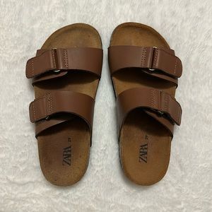 Zara kids leather sandals